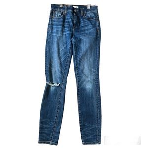 Madewell High Rise Skinny Jeans Sz 26
